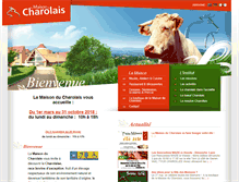 Tablet Screenshot of maison-charolais.com